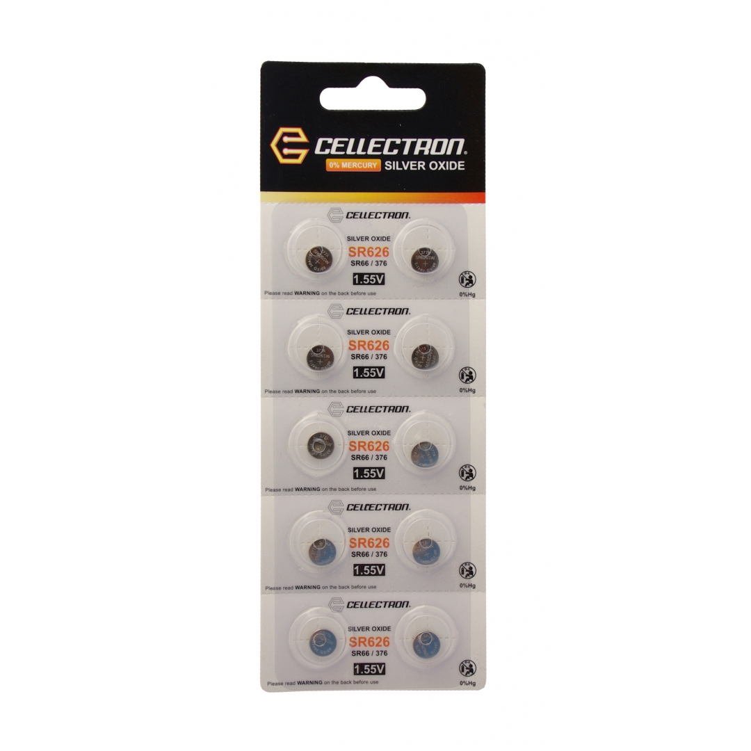 Pile bouton - Oxyde d'argent 377 - 376 - SR66 - 1.55V ENERGIZER