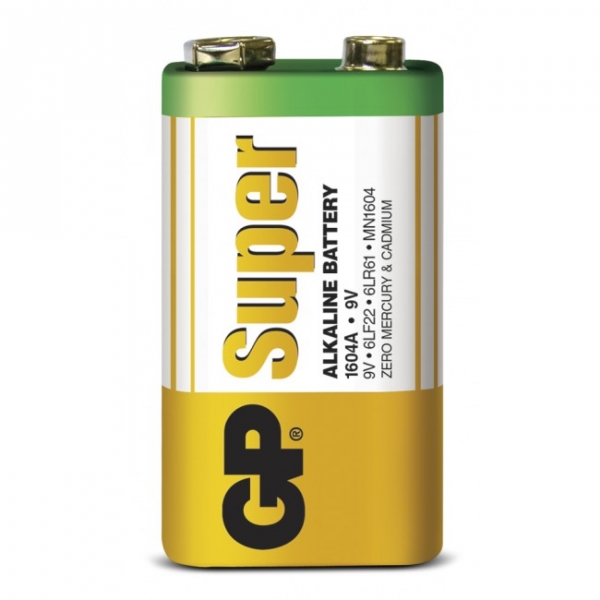 Pila alcaline 9v 500ma (6lr61 6lf22 1604) varta alimentazione pile batterie