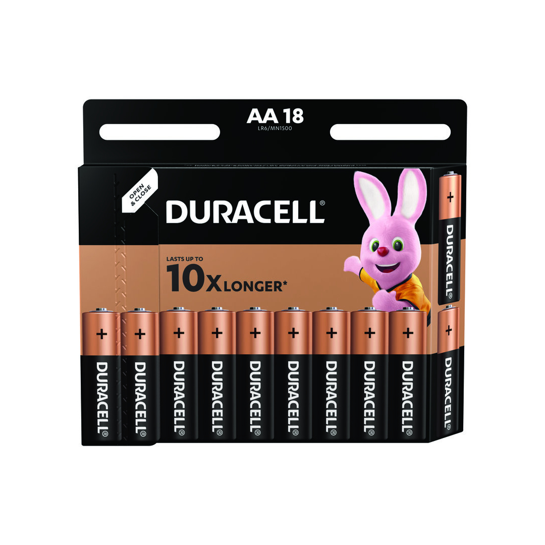 Duracell Duralock Basic C&B LR6 AA 4 x piles alcalines - PilesMoinsCher