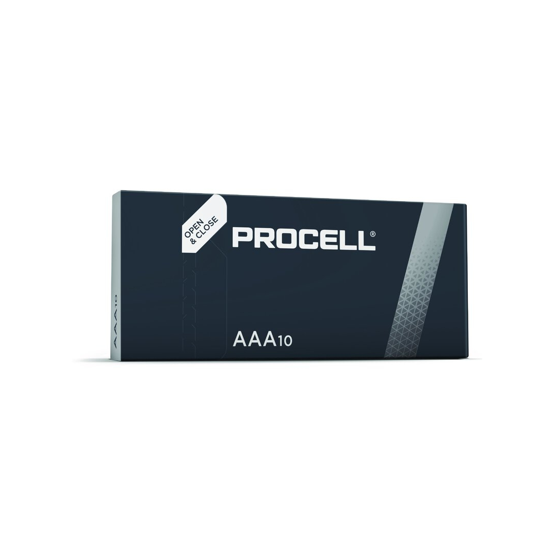 Duracell Procell LR03/AAA x 10 piles alcaline - PilesMoinsCher