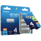 Piles rechargeables MIX 4 x R6/AA + 4 x R03/AAA Panasonic Eneloop (blister)