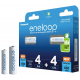 Piles rechargeables MIX 4 x R6/AA + 4 x R03/AAA Panasonic Eneloop (blister)